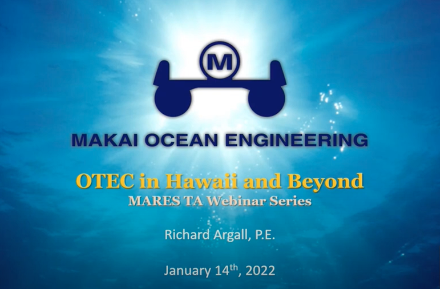 Ocean Thermal Energy Conversion (OTEC) in Hawaii and Beyond | ADB ...