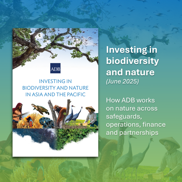 Investing in Biodiversity and Nature in Asia and the Pacific
