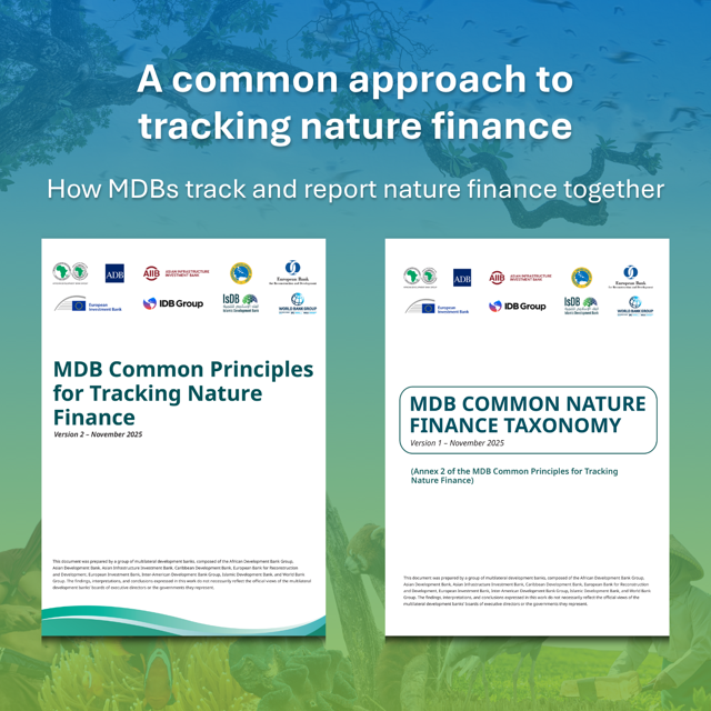 MDB Common Principles for Tracking Nature Finance